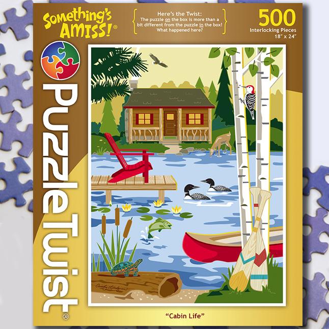 Cabin Life 500 Piece Puzzle  Puzzle Twist   