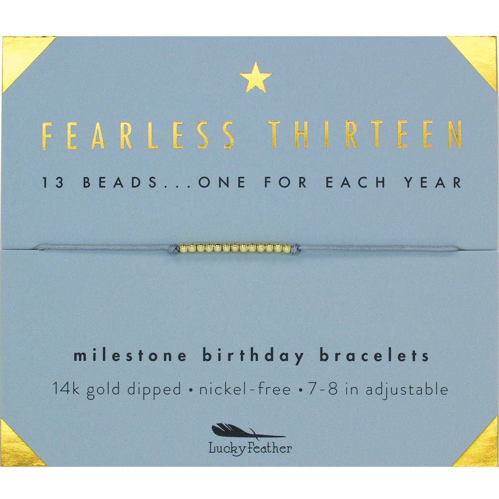 Fearless Thirteen Bracelet  Lucky Feather   