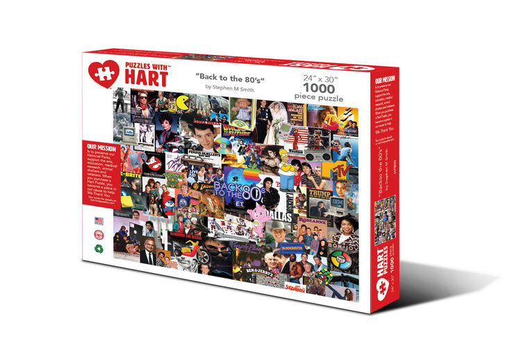 Back To The 80's 1000 Piece Puzzle  Hart Puzzles   