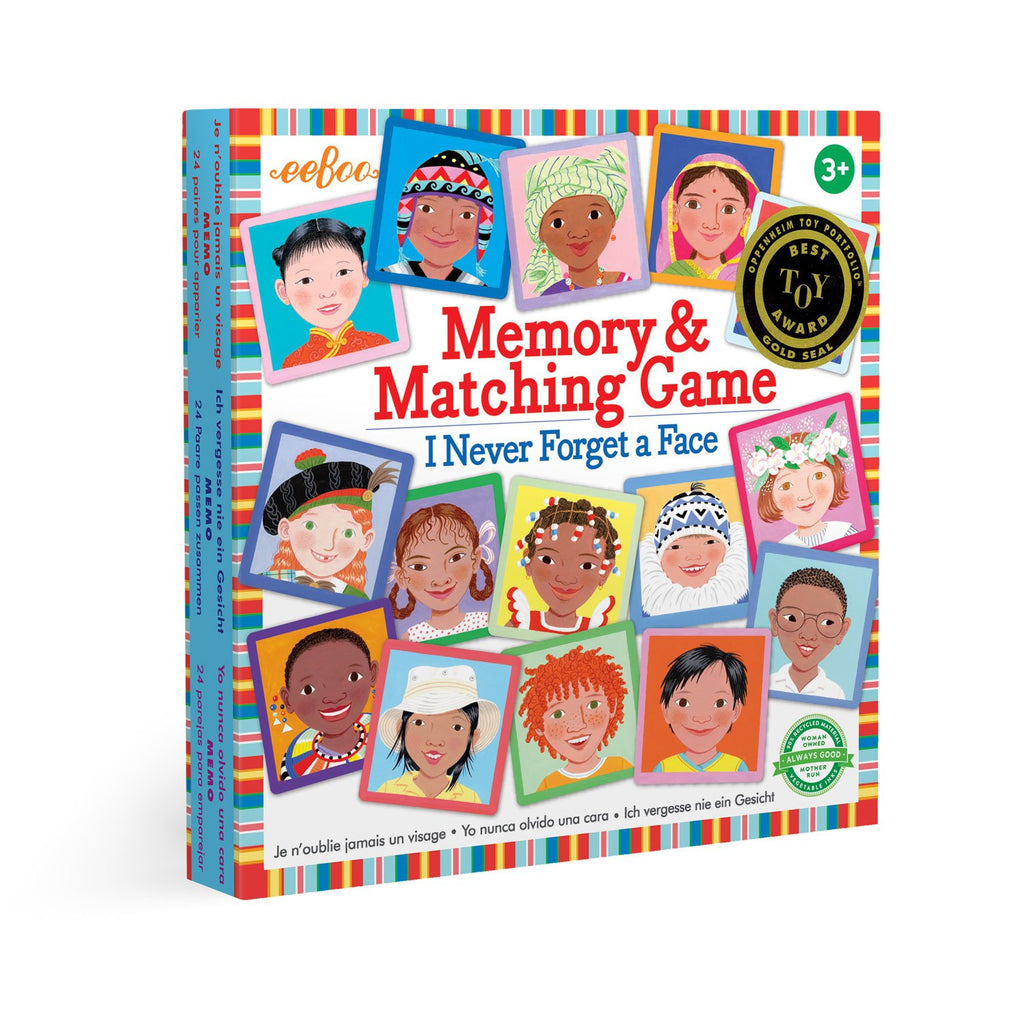 I Never Forget a Face Memory & Matching Game  Eeboo   