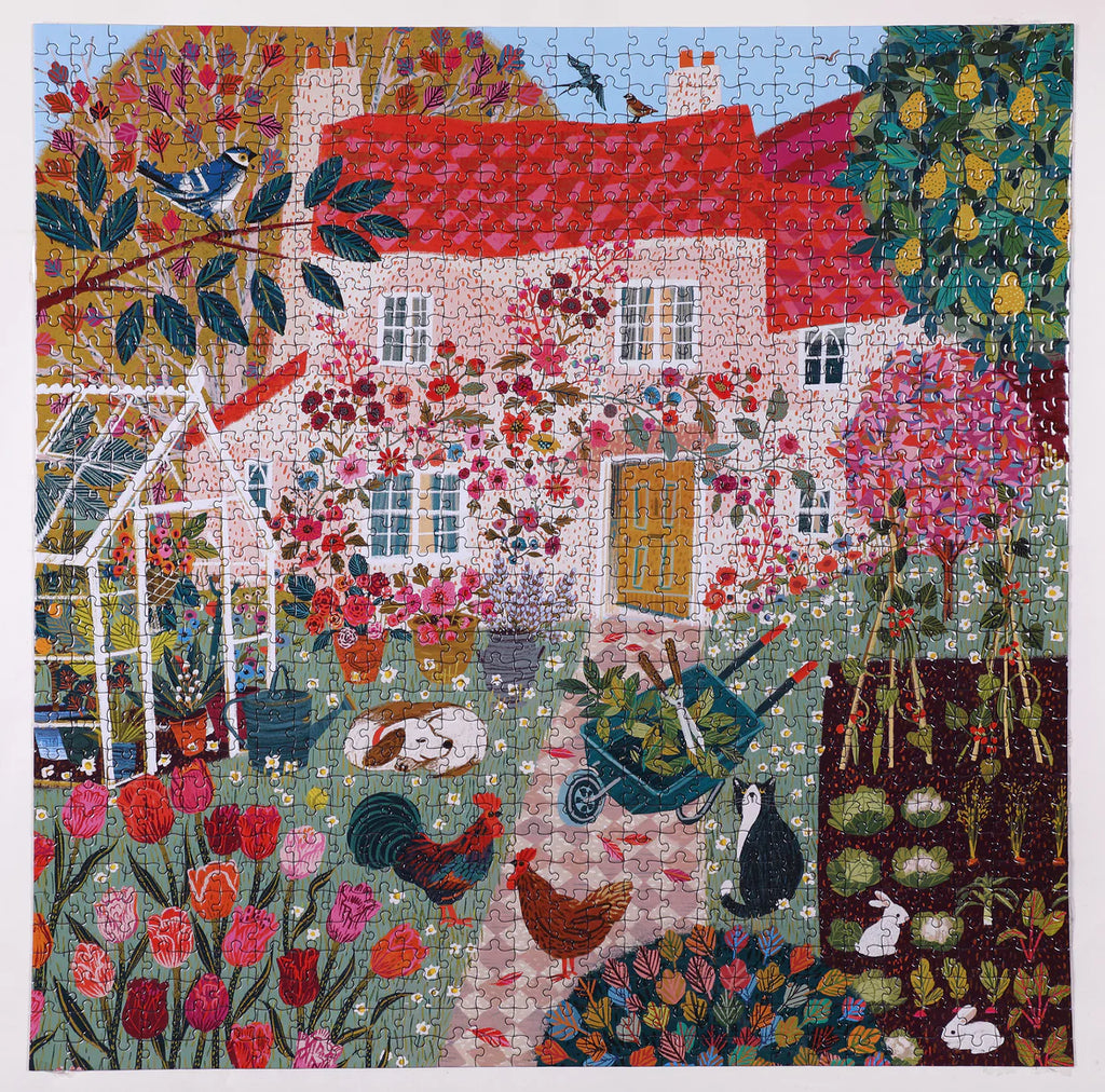 English Cottage 1000 Piece Puzzle  Eeboo   