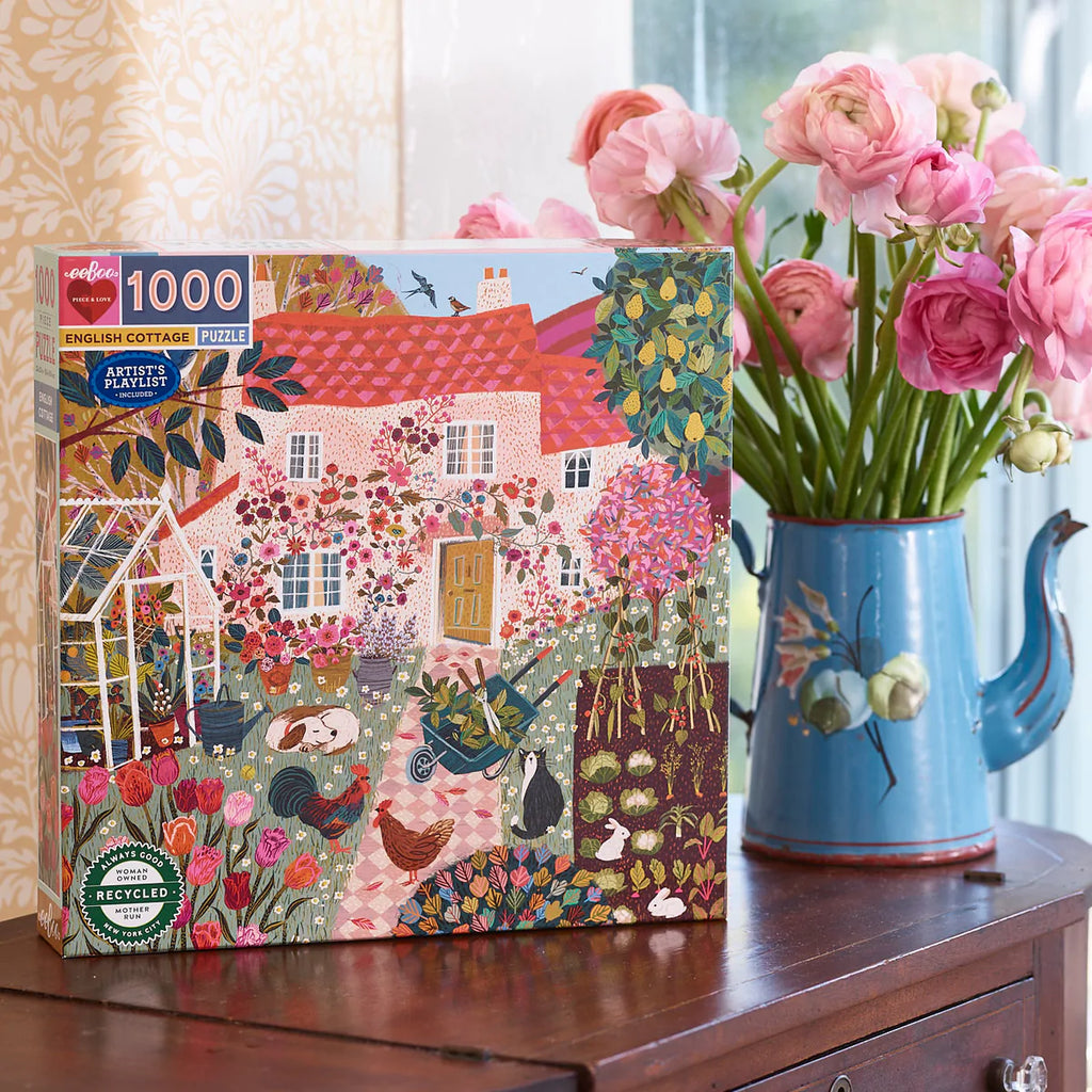 English Cottage 1000 Piece Puzzle  Eeboo   