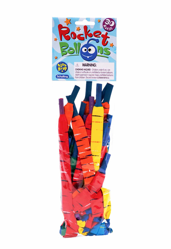 Rocket Balloon with Pump  Schylling Rocket Balloon Refill  