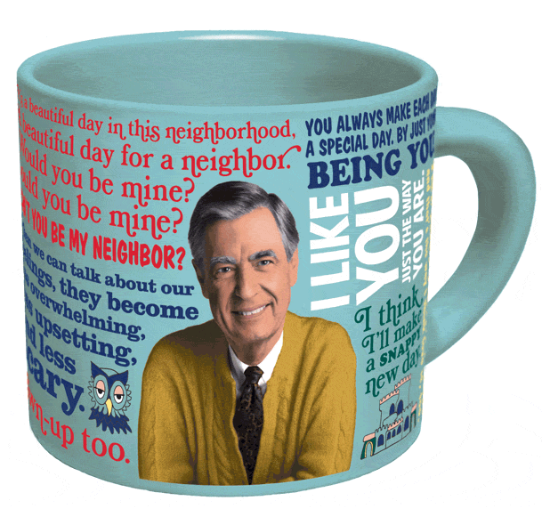 Mister Rogers Mug  Unemployed Philosophers Guild   