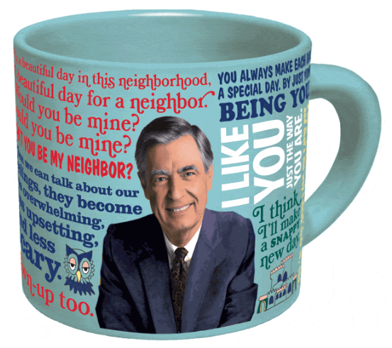 Mister Rogers Mug  Unemployed Philosophers Guild   