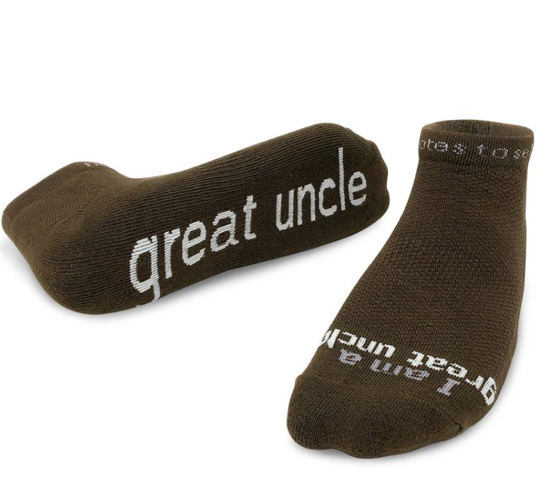 I Am A Great Uncle Socks  Notes to Self   