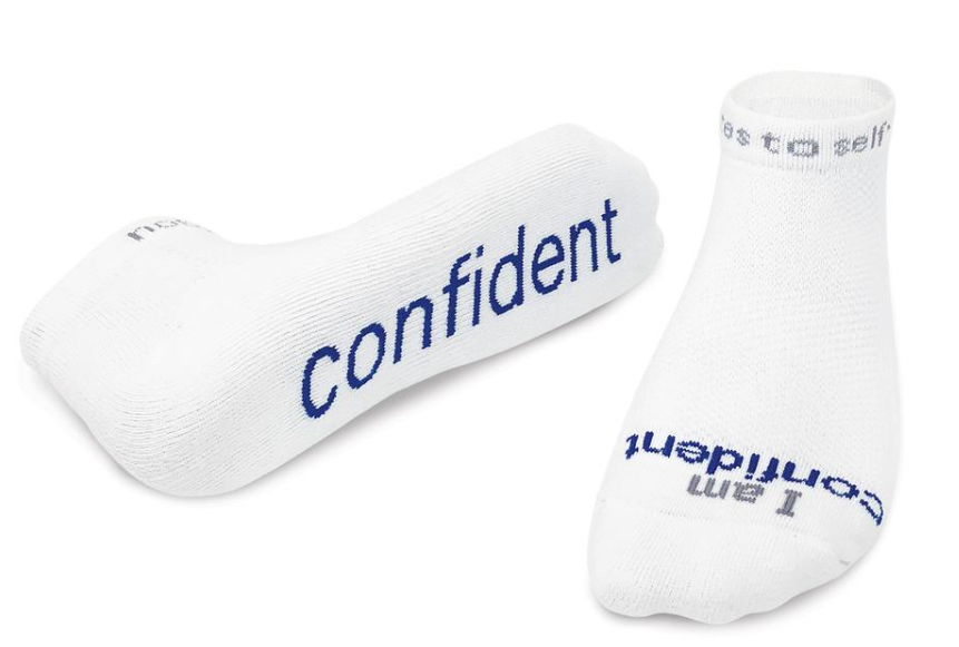 I am Confident Socks  Notes to Self   