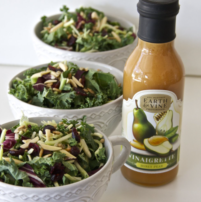 Honey Pear Vinaigrette  Earth & Vine   