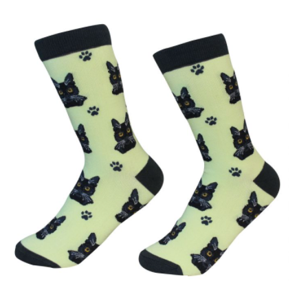 Black Cat Socks  E & S Imports   