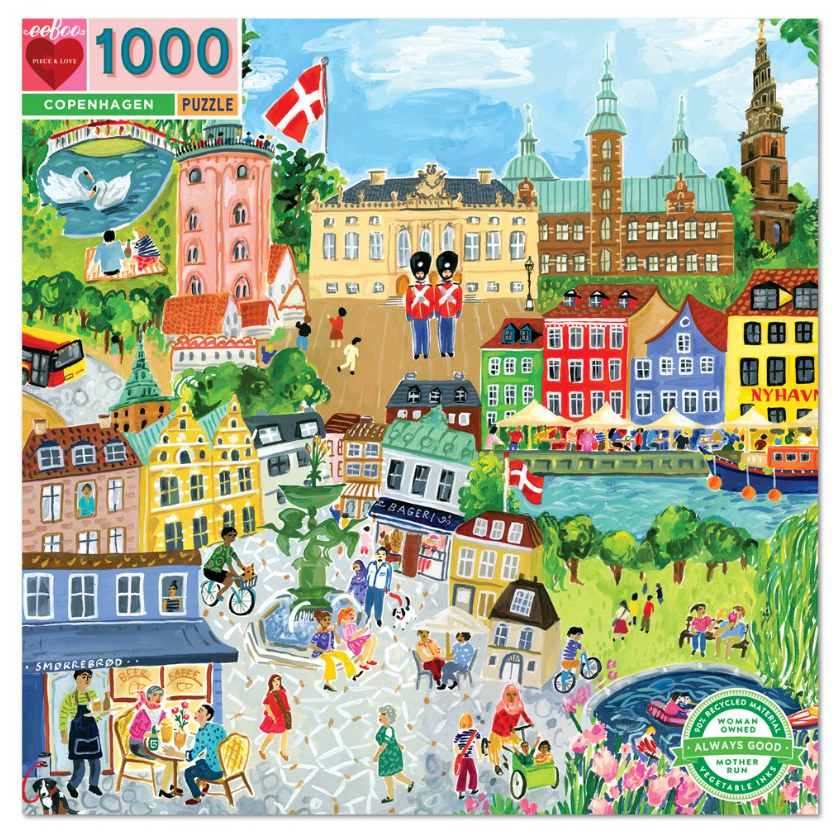 Copenhagen 1000 Piece Puzzle  Eeboo   