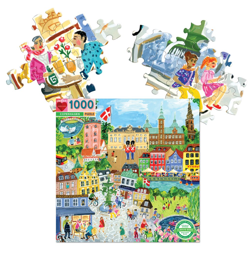 Copenhagen 1000 Piece Puzzle  Eeboo   