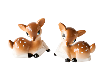 Reindeer Salt & Pepper Shaker Set  180 Degrees   