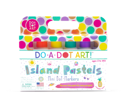Mini Island Pastel Dot Markers 6pk  Do A Dot   
