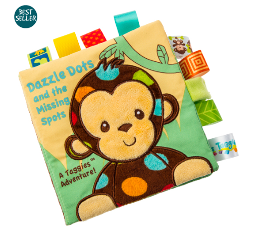 Taggies Soft Books  Mary Meyer Dazzle Dots Monkey  