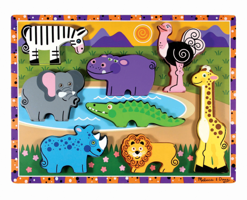 Safari Chunky Puzzle  Melissa and Doug   