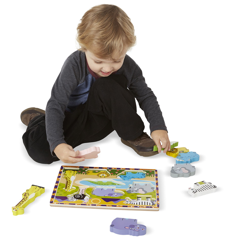 Safari Chunky Puzzle  Melissa and Doug   