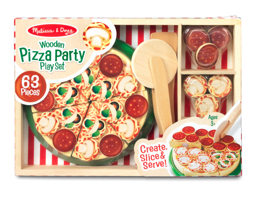  Melissa & Doug Felt Food Mix 'n Match Pizza Play Food