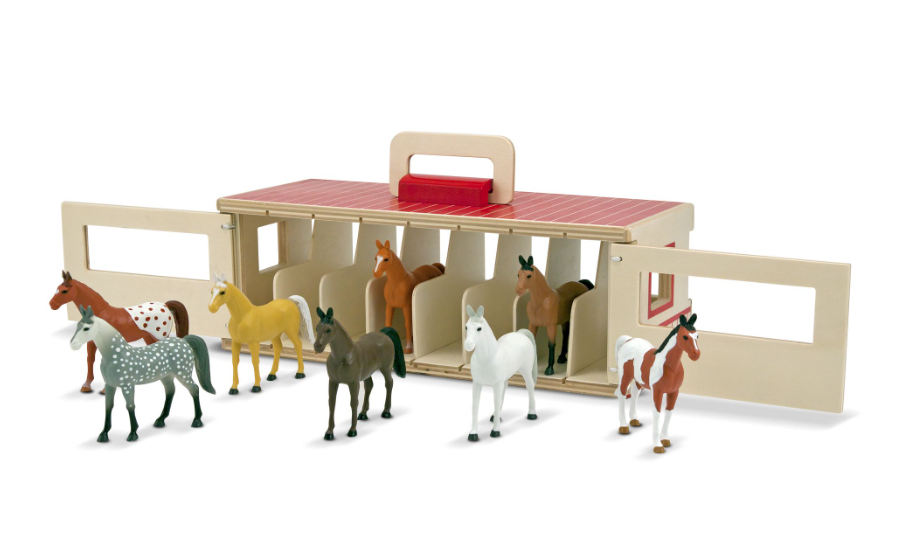Take Along Show Horse Stable  Melissa and Doug   