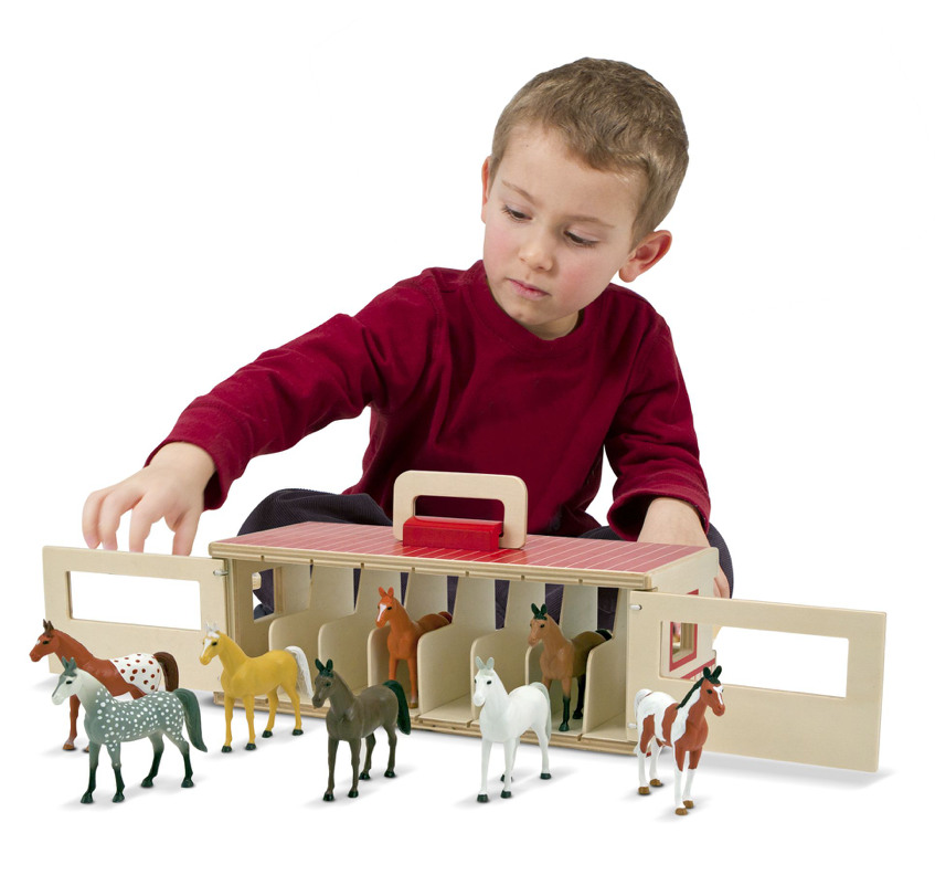Take Along Show Horse Stable  Melissa and Doug   
