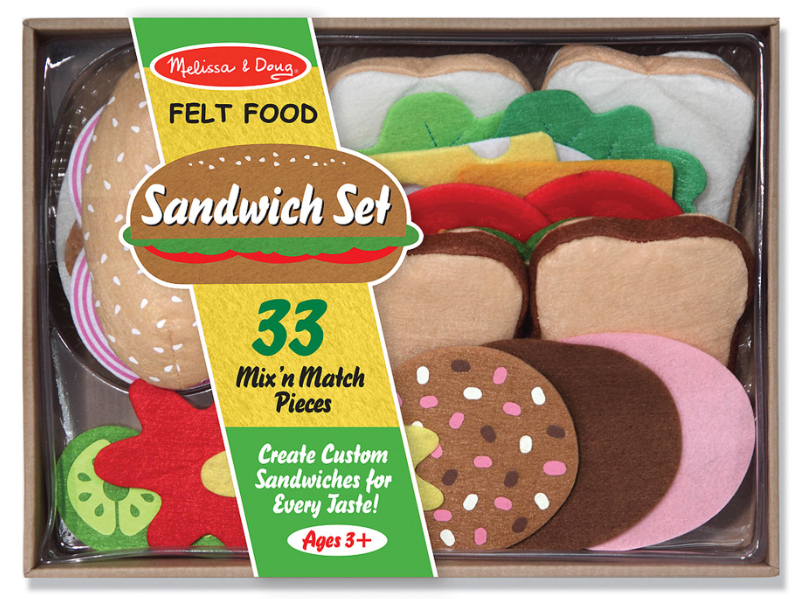 Felt Food Sandwich Set  Melissa and Doug   