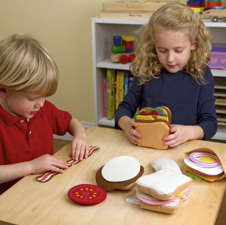 Felt Food Sandwich Set  Melissa and Doug   