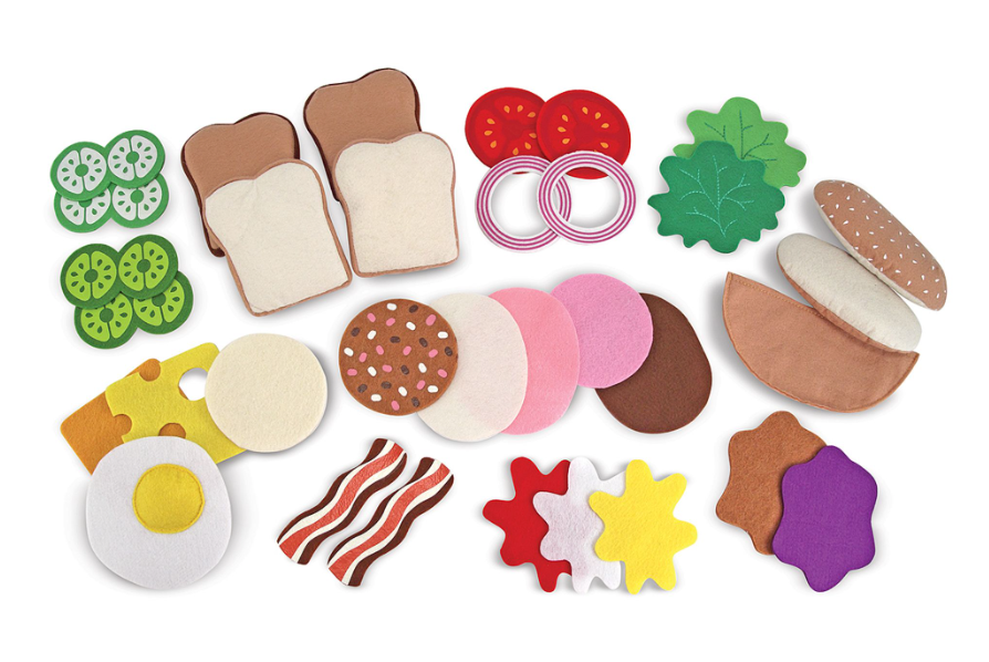 Felt Food Sandwich Set  Melissa and Doug   