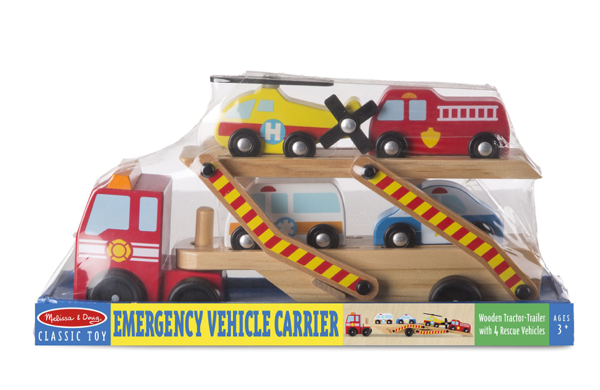 Emergency Vehicle Carrier  Melissa and Doug   