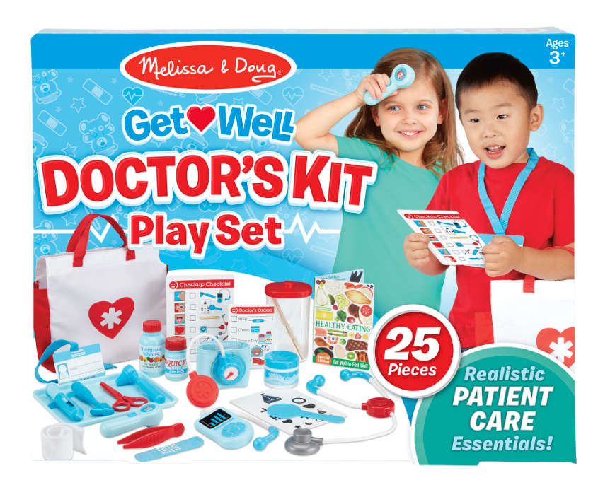 Melissa & Doug - Get Well First Aid Kit Play Set