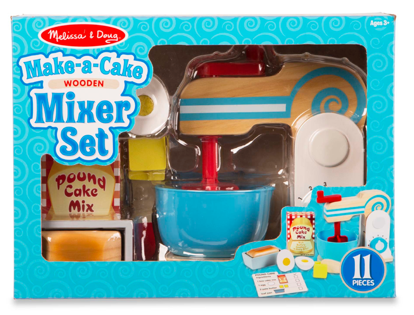 Wooden Make A Cake Mixer Set  Melissa and Doug   