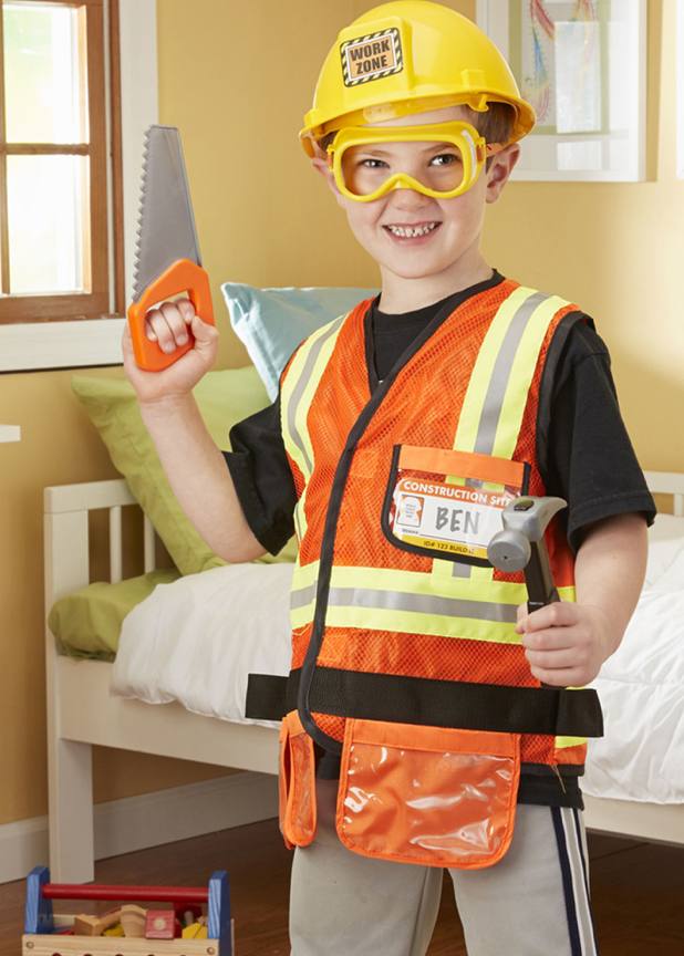 Construction Worker Role Play Costume Set  Melissa and Doug   
