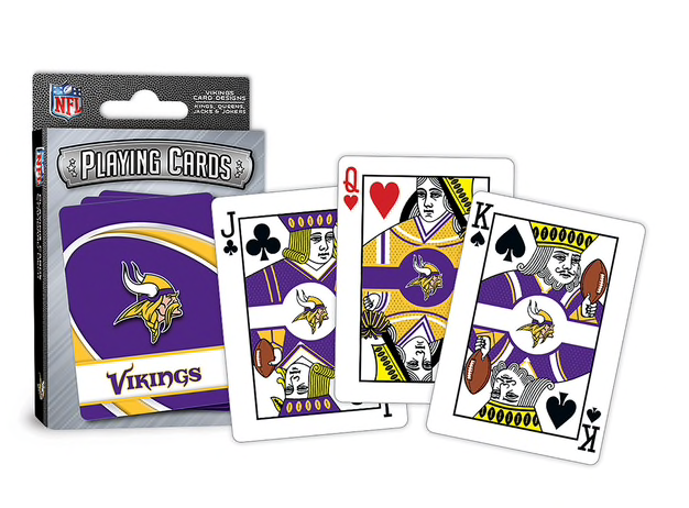 Minnesota Vikings Playing Cards  Masterpieces   