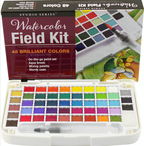 Watercolor Field Kit  Peter Pauper Press   