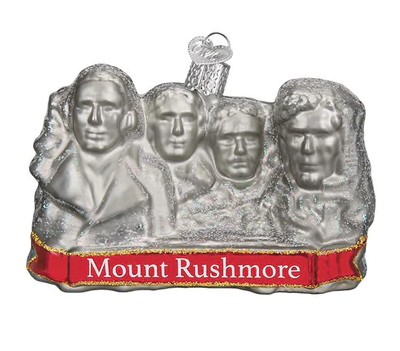 Mount Rushmore Glass Ornament  Old World Christmas   