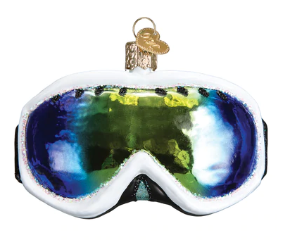 Ski Goggles Glass Ornament  Old World Christmas   