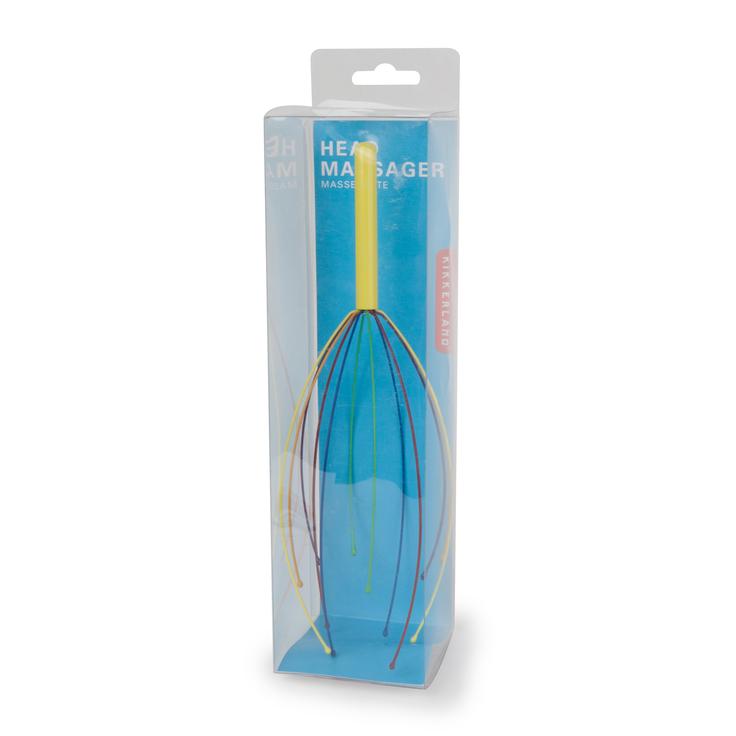 Rainbow Head Massager  Kikkerland   