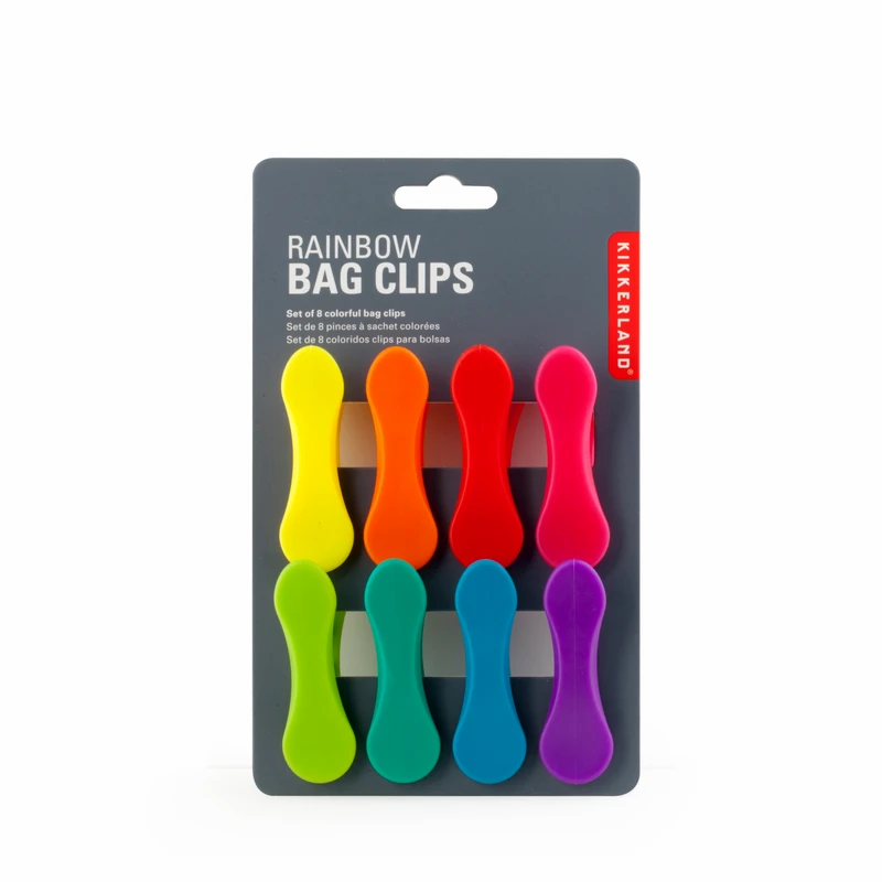 Rainbow Bag Clips by Kikkerland Design