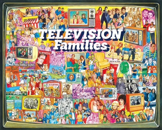 TV Families 1000 Piece Puzzle