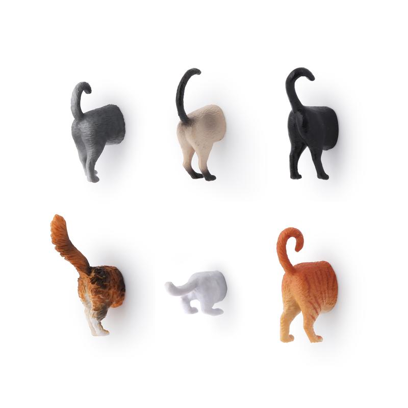 Cat Butt Magnets by Kikkerland Design