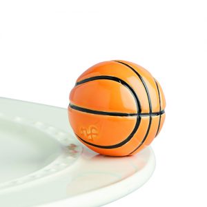 Hoop There It Is Basketball Mini Knob by Nora Flemingby Nora Fleming