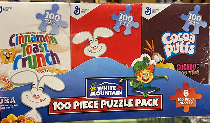 Cereal Box Puzzle 6 pack