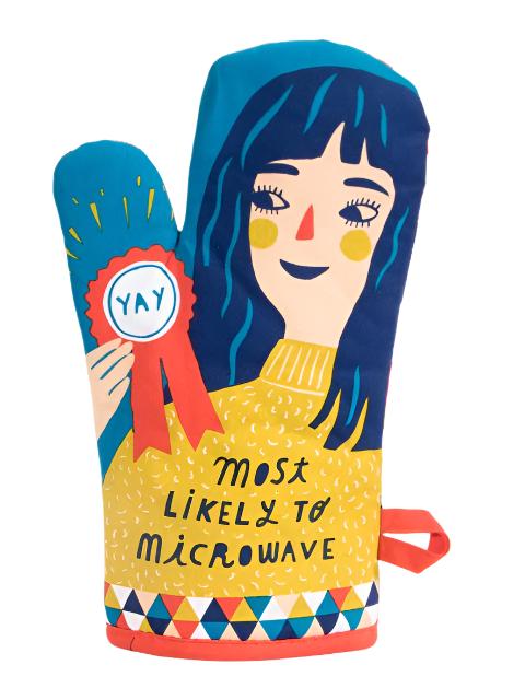 Most Likely To Microwave Oven Mitt by Blue Q