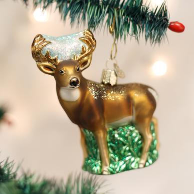 Whitetail Deer Ornament  Old World Christmas   