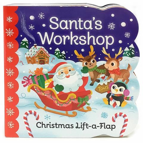 Santa’s Workshop Lift-the Flap Book  Cottage Door Press   