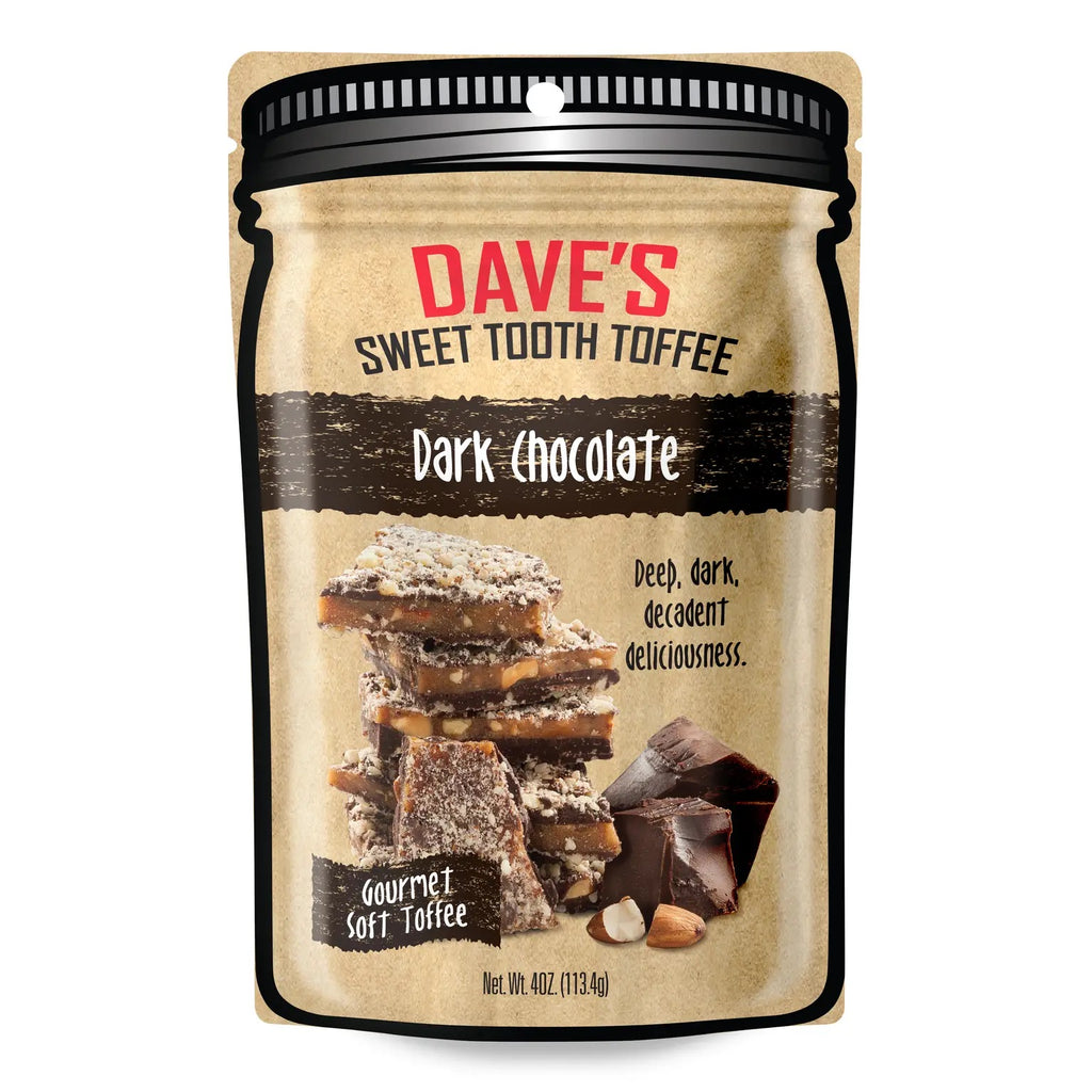 Dave’s Sweet Tooth Toffee  Dave’s Sweet Tooth Dark Chocolate  