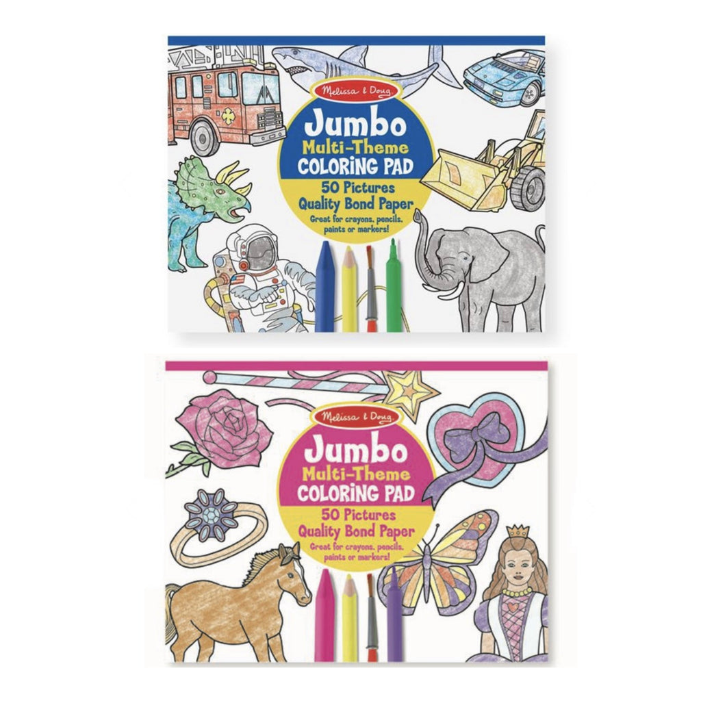 Jumbo Coloring Pads  Melissa and Doug   