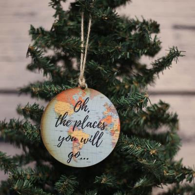 Oh, the Places You Will Go Ornament  Driftless Studios   