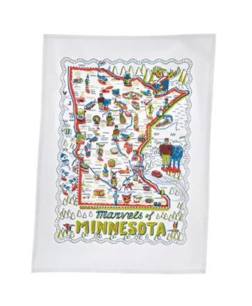 Minnesota Marvels Dish Towel  180 Degrees   