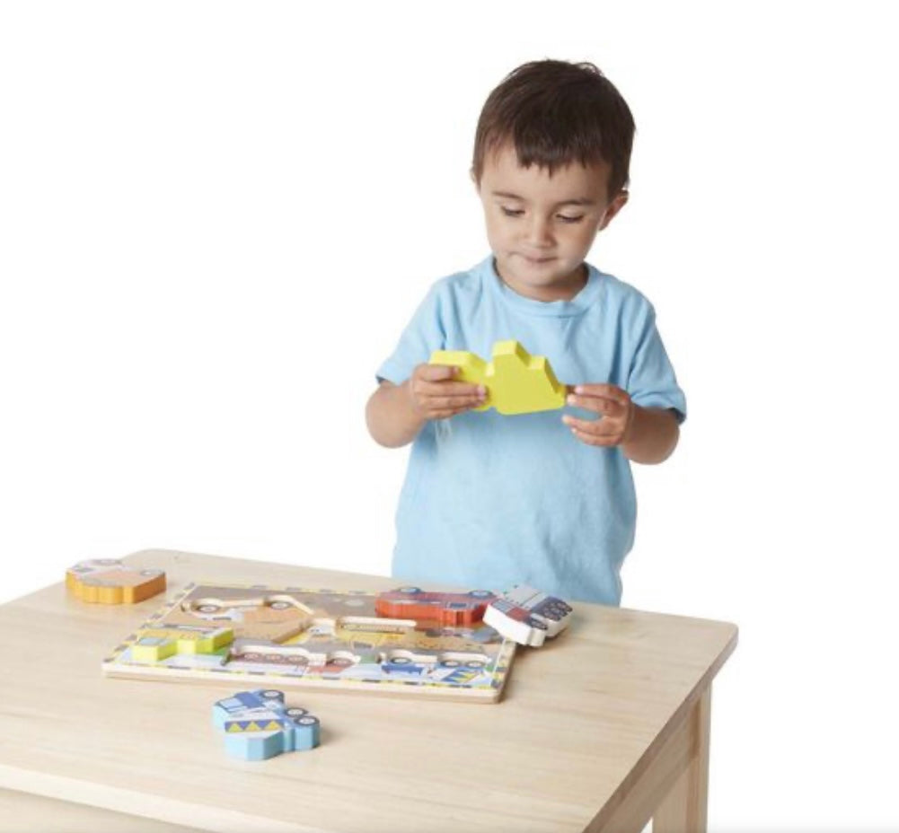 Construction Chunky Puzzle  Melissa and Doug   