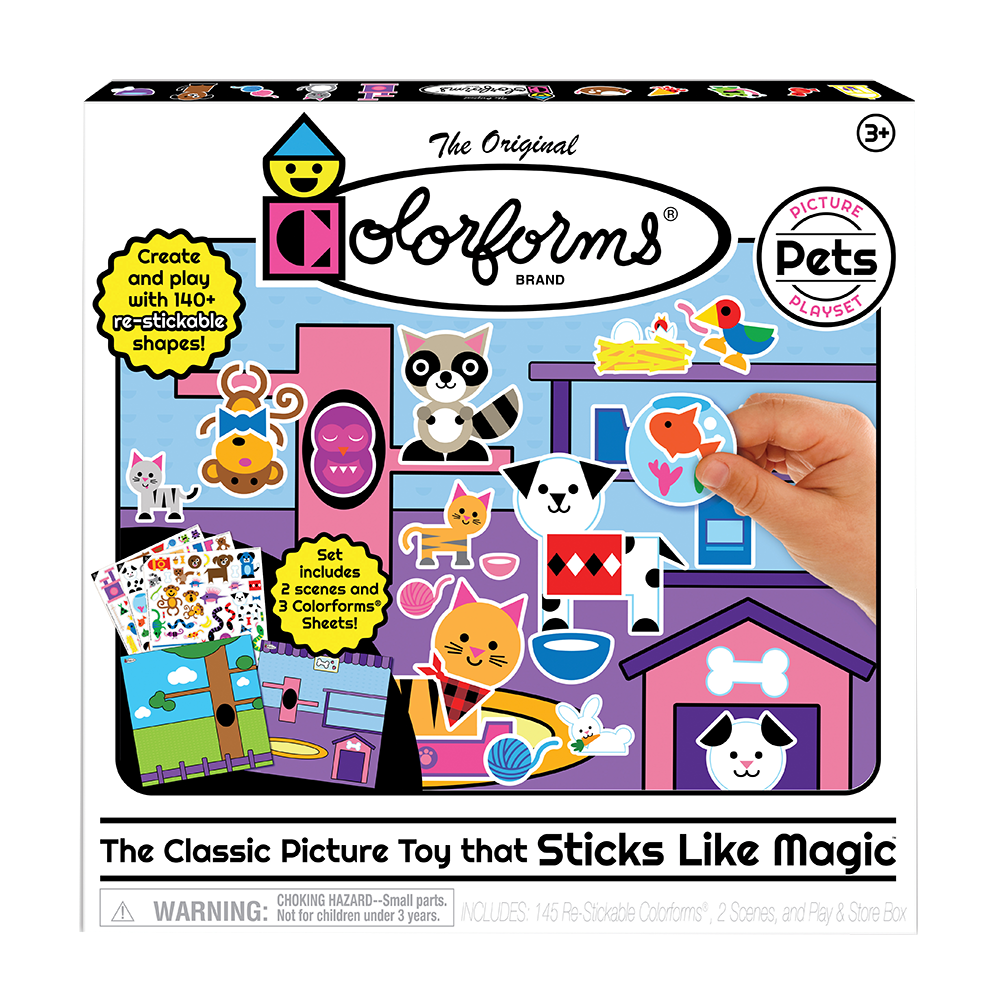 Pets Picture Play Set Colorforms  Play Monster   