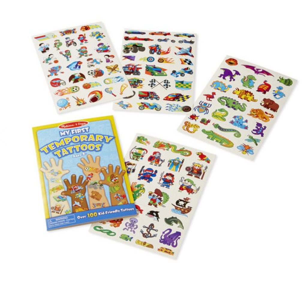 Temporary Tattoos  Melissa and Doug Blue  